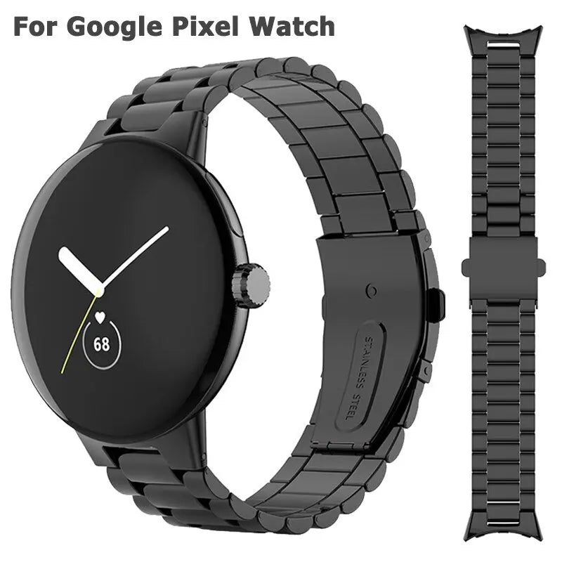 Uhrenarmband aus Edelstahl für Smartwatch 41mm 45mm Premium-Metallarmband Verstellbar Stilvolles Armband | Sansoti