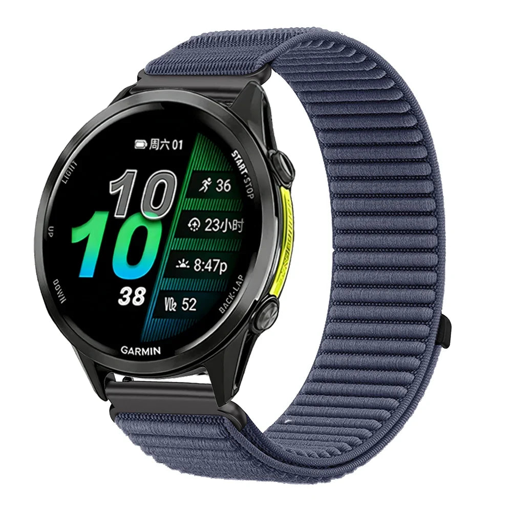 Nylon-Smartwatch-Armband, 21 cm, verstellbar, atmungsaktiv, sportlich, für Sportuhren, 20 mm, 22 mm, Unisex-Armband | Sansoti