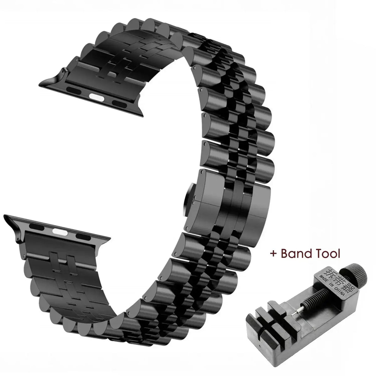 Verstellbares Smartwatch-Armband aus Edelstahl, Metallarmband, universelles elegantes Design, Uhrenarmband | Sansoti