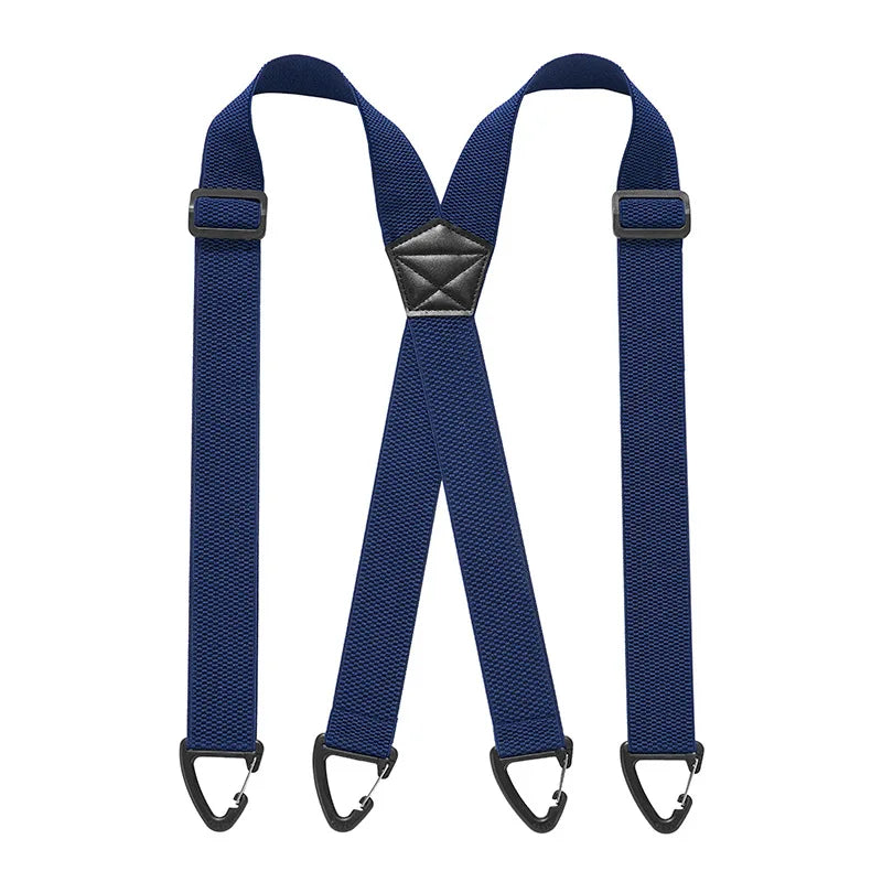 Verstelbare Bretels Heren X-Rug Y-Vorm Elastisch 3,5cm Breed Metalen Clips Werkkleding Casual Formeel | Sansoti