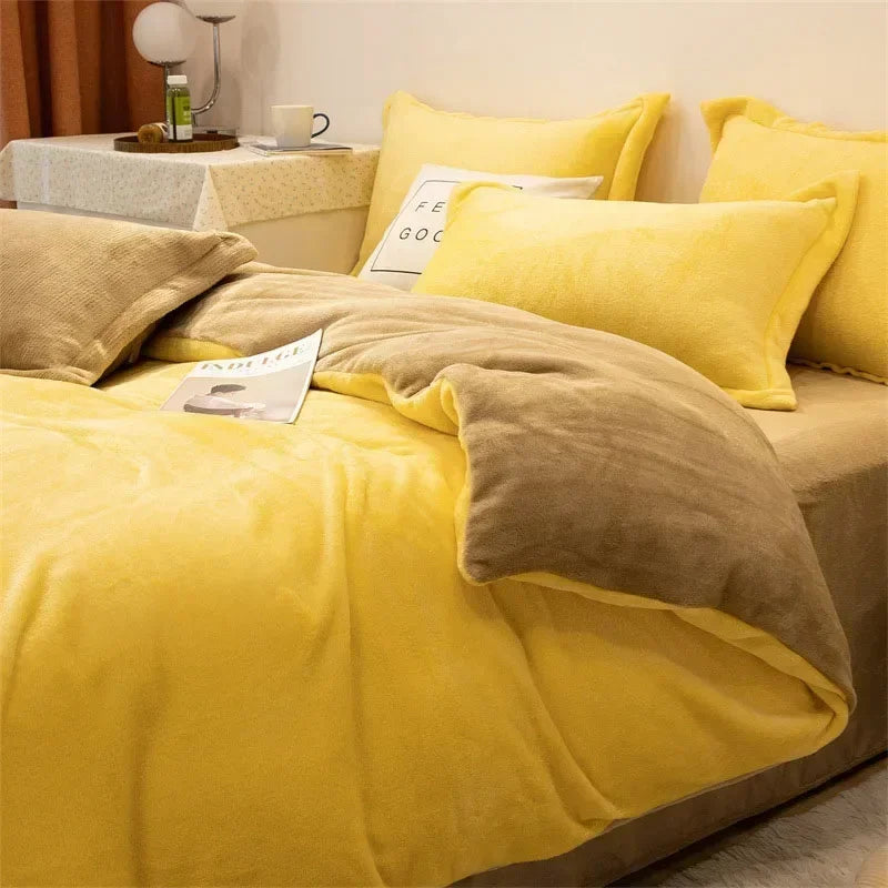 Restfield Flanell Bettbezug Grau – Extra Warm & Weich
