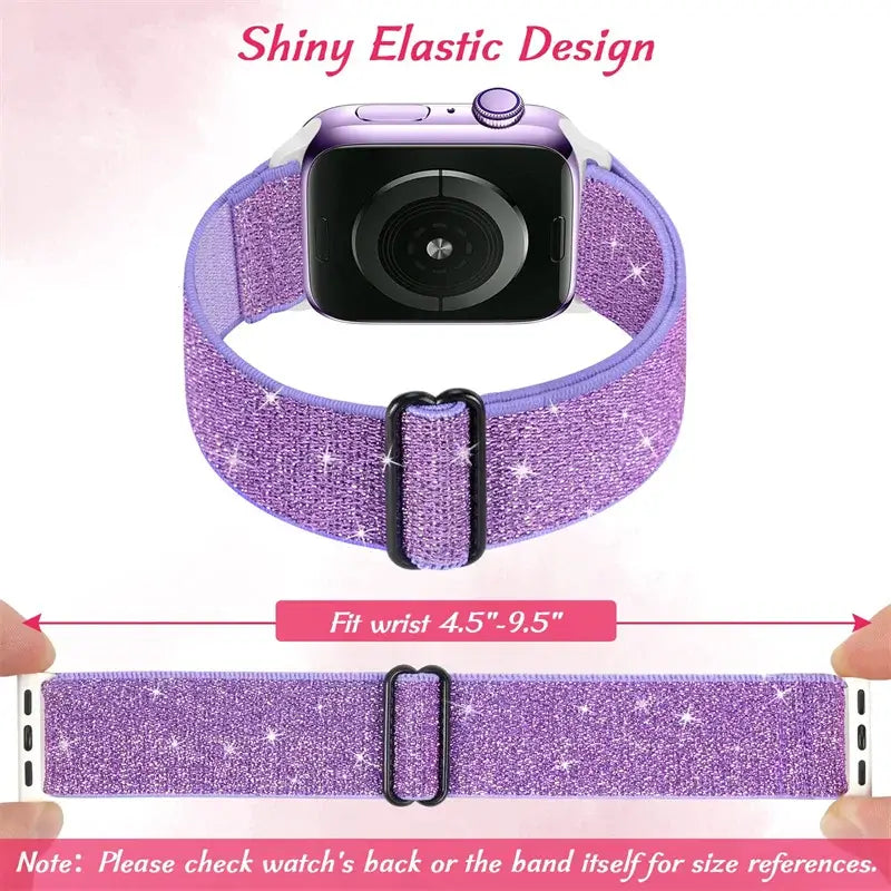 Elastisches Nylon-Smartwatch-Armband Austauschbar Komfortabel Langlebig Sportlich Aktiv | Sansoti