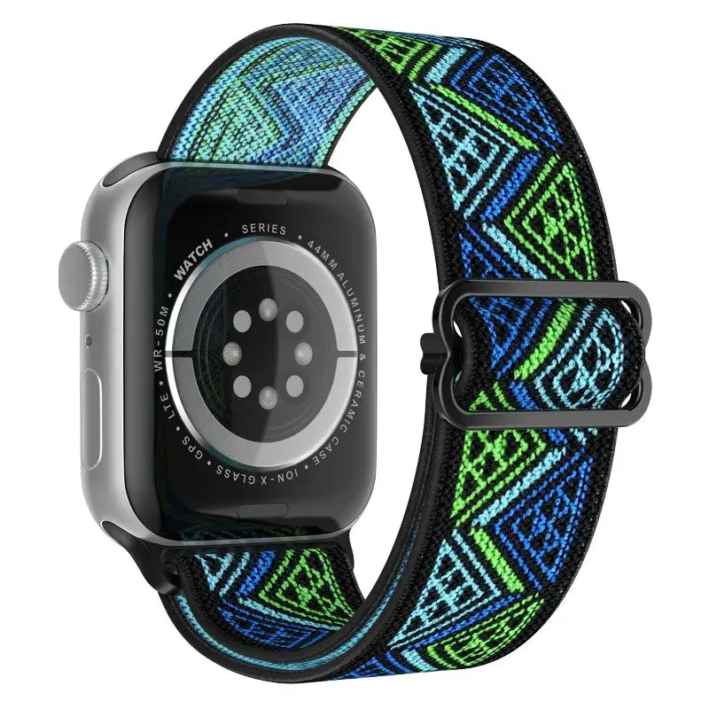 Elastisches Nylon-Smartwatch-Armband Austauschbar Komfortabel Langlebig Sportlich Aktiv | Sansoti