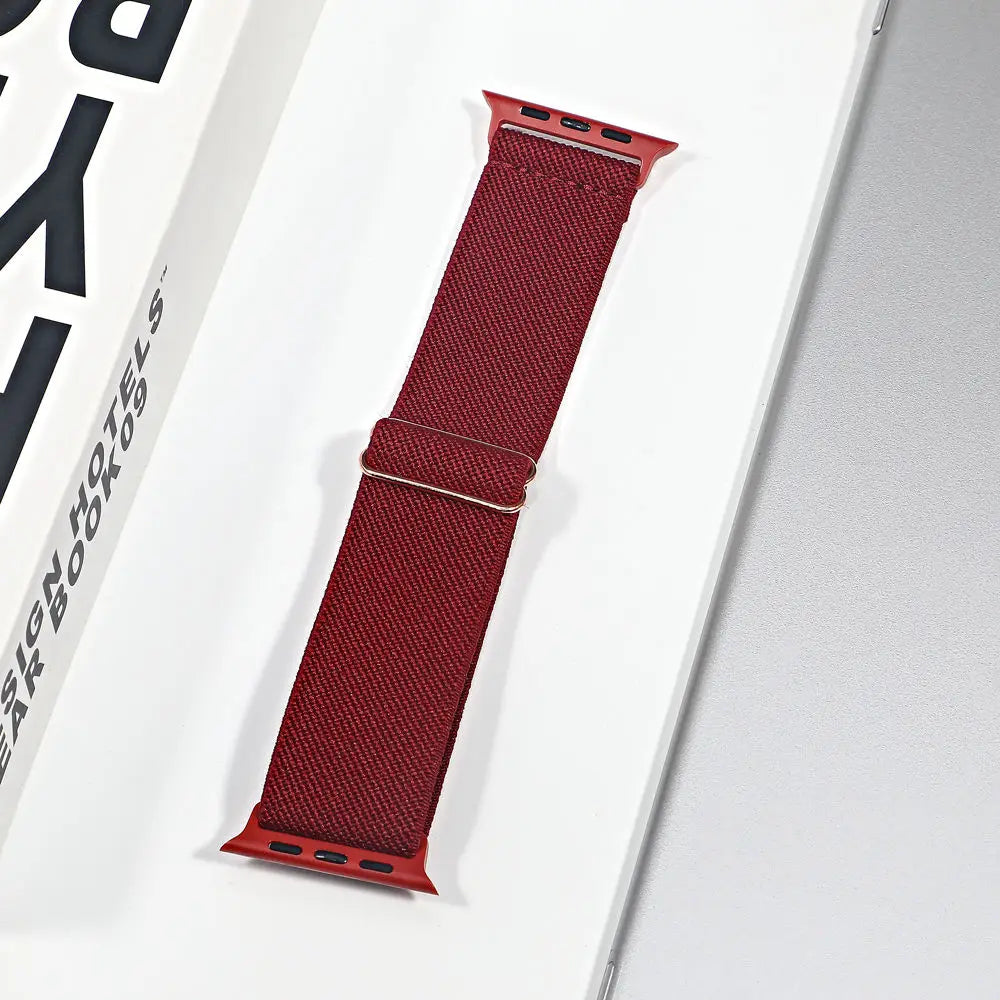 Bracelet sport en nylon pour smartwatch, respirant et réglable, bracelet de montre élégant et confortable pour une utilisation quotidienne | Sansoti