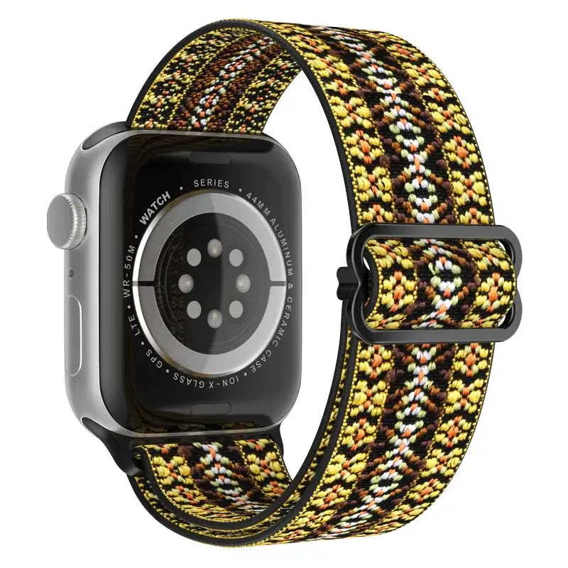 Elastisches Nylon-Smartwatch-Armband Austauschbar Komfortabel Langlebig Sportlich Aktiv | Sansoti