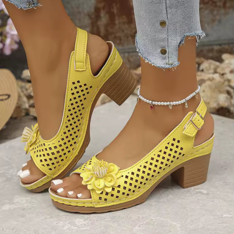Retro Instappers Slip-on Dames – Comfortabele Hakken Klassiek Design PU Leer Rubber Zool Europese Stijl Dagelijks Gebruik | Sansoti