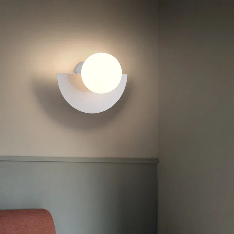 Moderne LED Wandlamp met Geometrisch Design voor Woonkamer & Slaapkamer | Sansoti