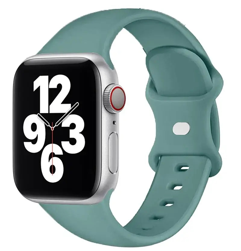 Bracelet de smartwatch en silicone, résistant à l’eau et flexible, bracelet sport doux pour une utilisation quotidienne active | Sansoti
