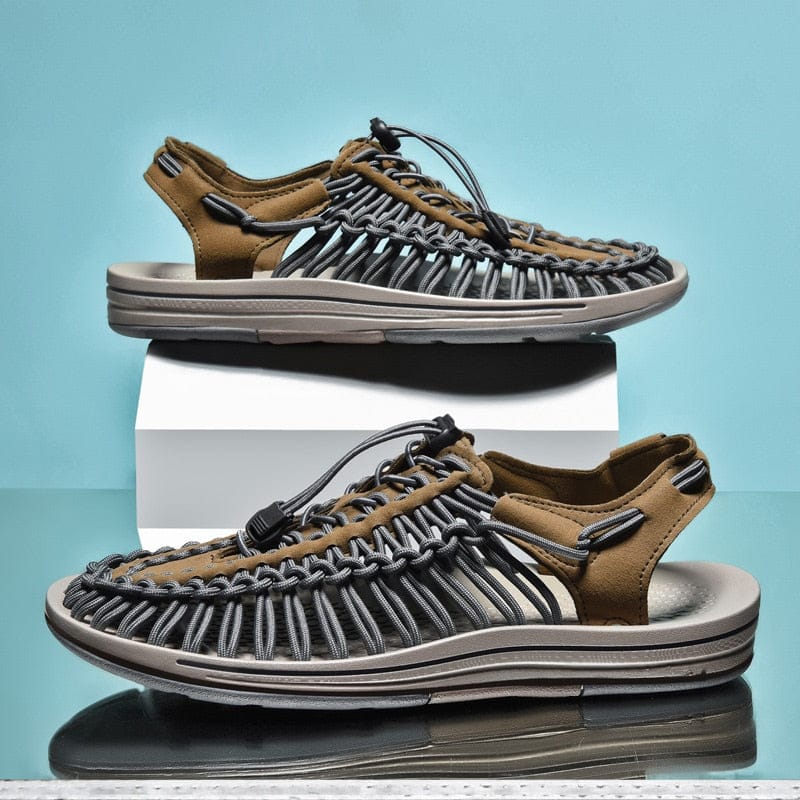 Gevlochten Dames Sandalen – Ademend Design – Lichtgewicht Zomerschoeisel – Flexibele Gummizool – Meerdere Kleuren Verkrijgbaar | Sansoti