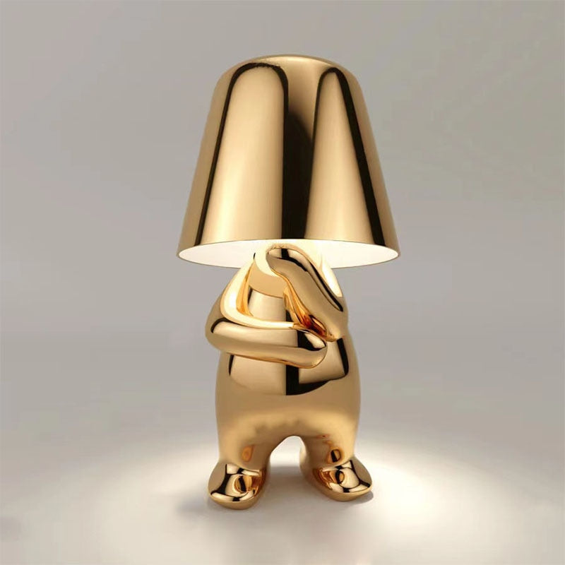 Draadloze Oplaadbare Sfeerlamp Met Warm Licht En Touchbediening Voor Rustige Interieurs | Sansoti