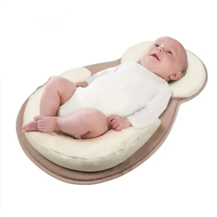 Ergonomisch Babykussen met Schedelondersteuning Plat of Wigvorm Hoofdsteun voor Zuigelingen Pasgeborenen | Sansoti