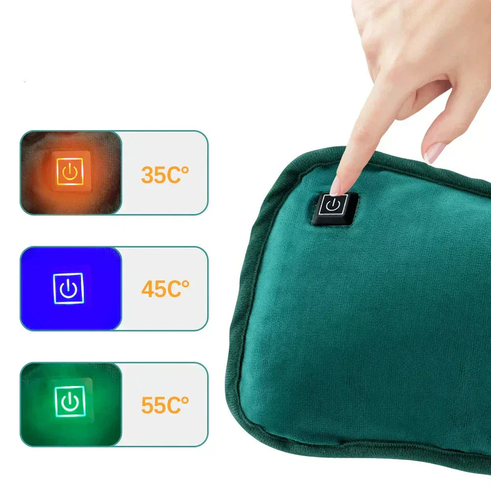 USB Oplaadbaar Verwarmingskussen Grafeen 3 Standen Handwarmer Buikwarmer Pijnbestrijding | Sansoti