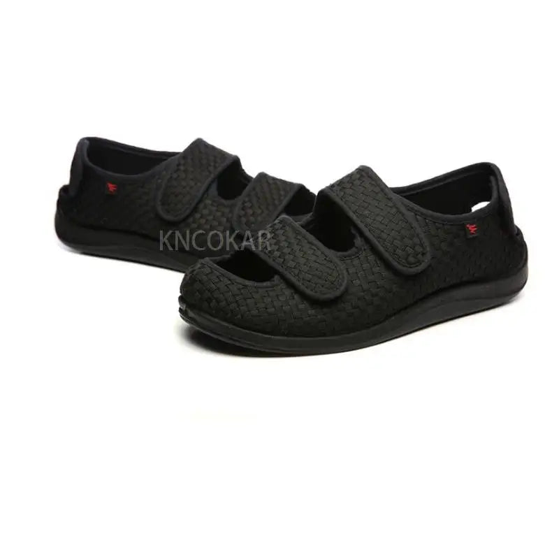 Verstelbare Sandalen met Klittenband Mesh Ademend Zwart Bruin Blauw Casual Zomer Schoeisel Comfortabel | Sansoti