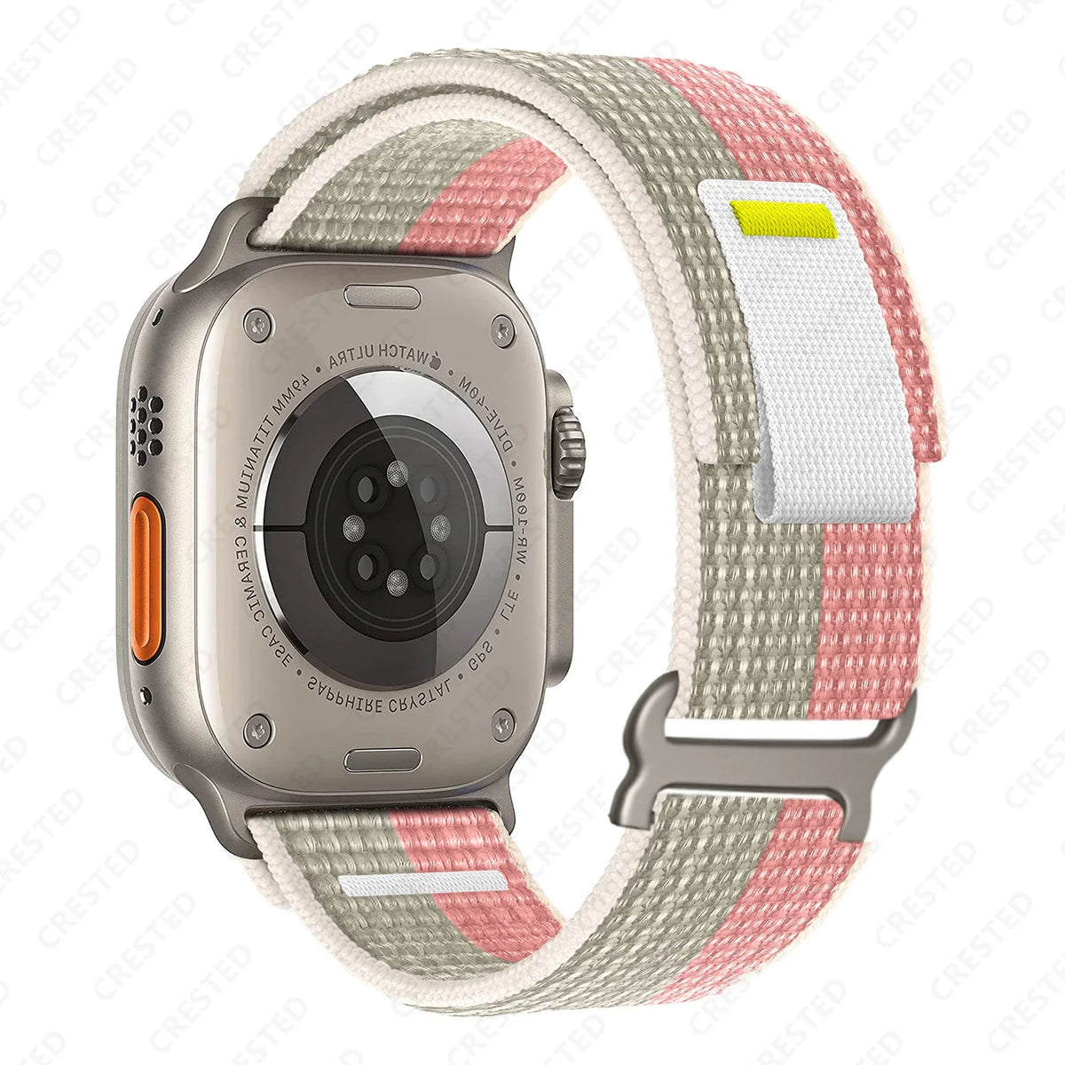 Bracelet de smartwatch en nylon Trail Loop, bracelet sport réglable avec boucle durable, bracelet multicolore pour poignet, actif | Sansoti