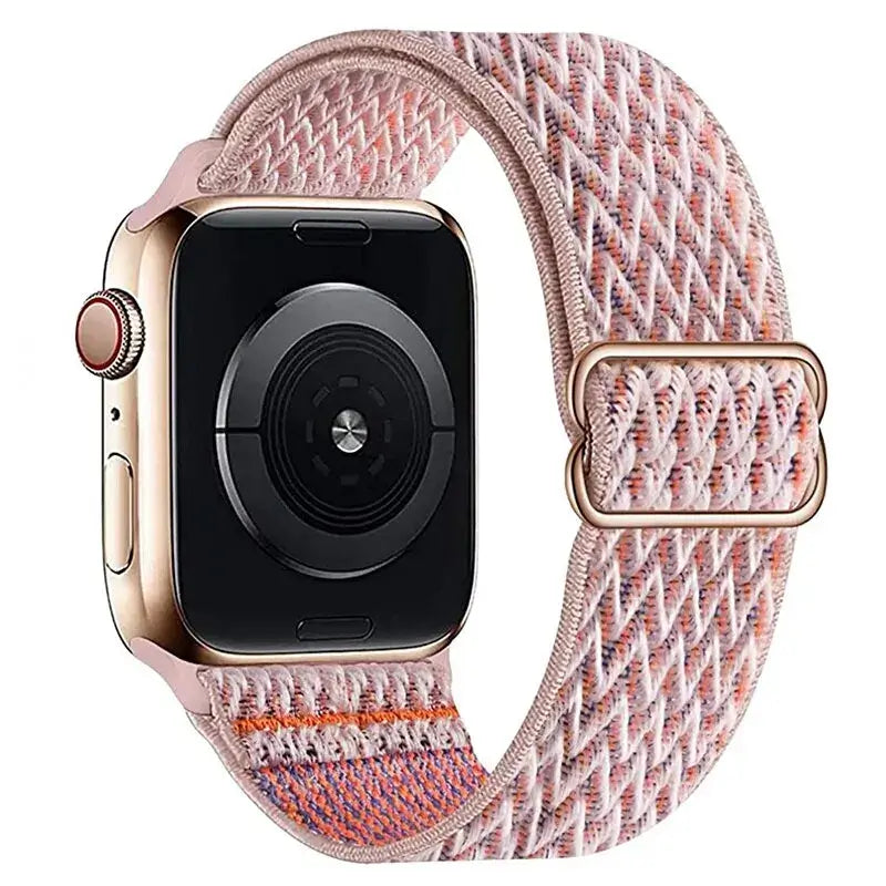 Elastisches Nylon-Smartwatch-Armband Austauschbar Komfortabel Langlebig Sportlich Aktiv | Sansoti