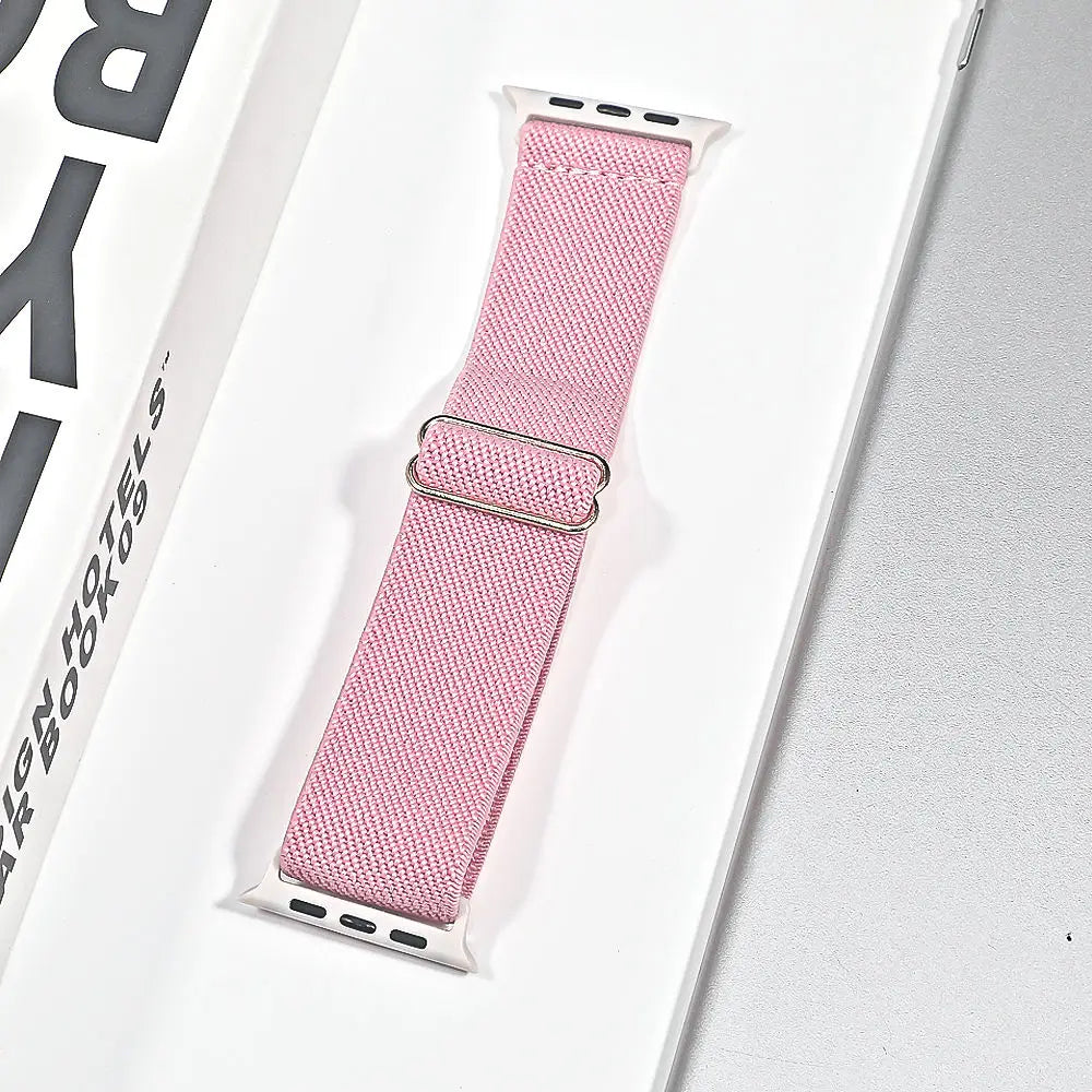 Bracelet sport en nylon pour smartwatch, respirant et réglable, bracelet de montre élégant et confortable pour une utilisation quotidienne | Sansoti