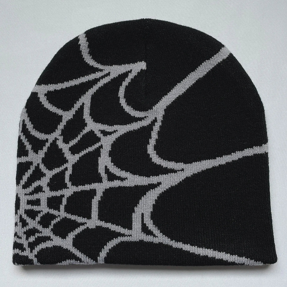 Bonnet tricoté avec motif toile d’araignée, bonnet d’hiver unisexe chaud en acrylique, couvre-chef pour les activités sportives en plein air, accessoire de mode | Sansoti