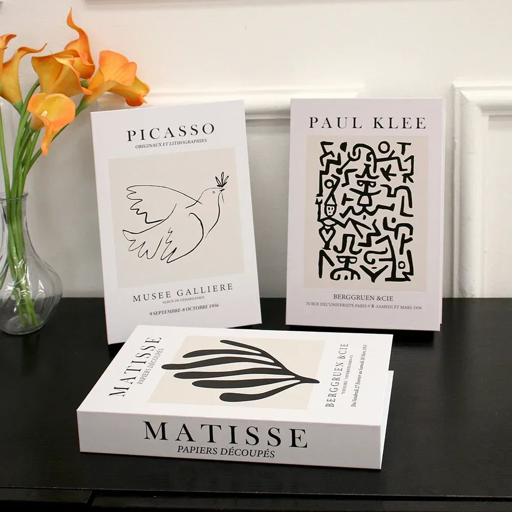 Décoration table basse Ensemble de 3 livres Design pliable Table basse style | Restfield