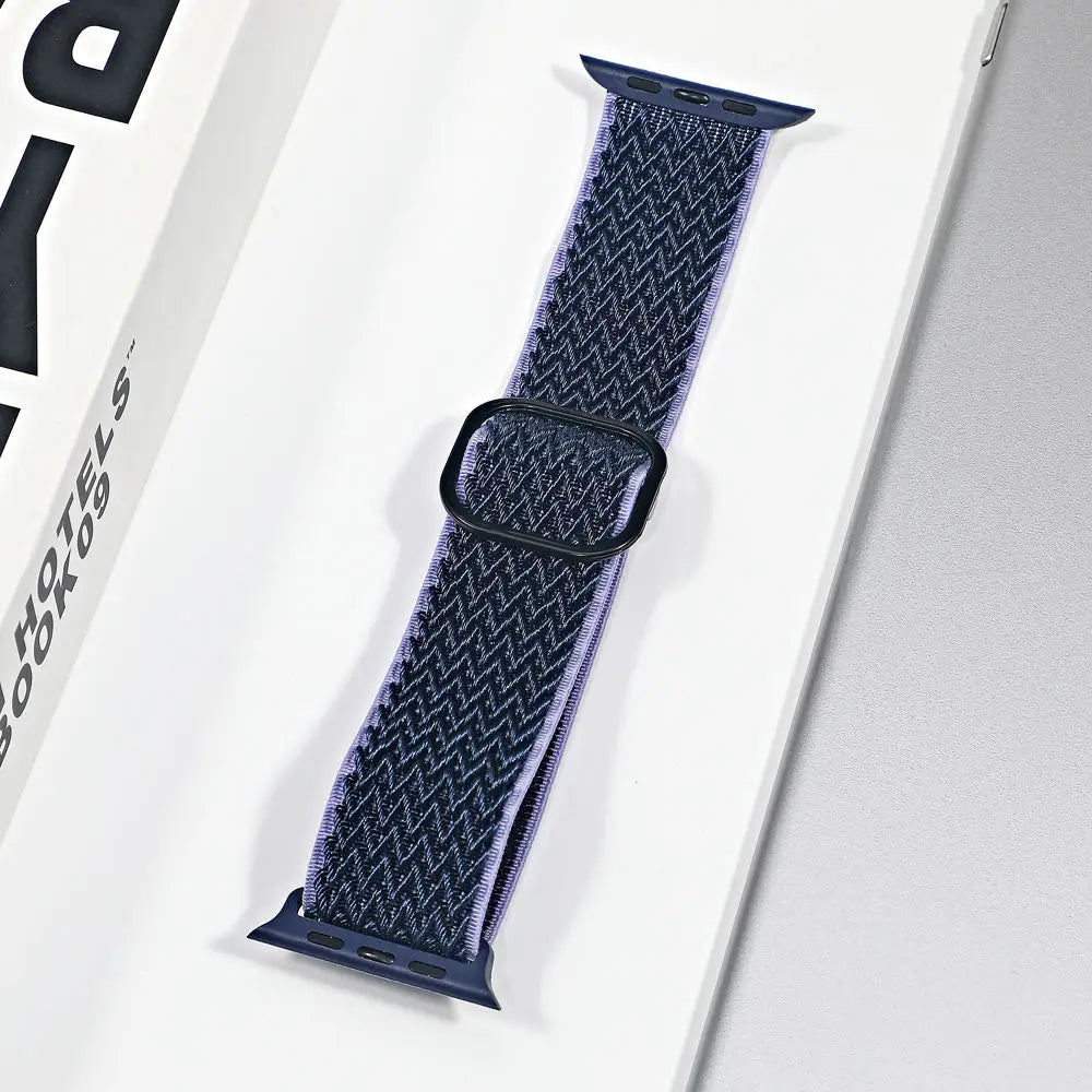 Bracelet sport en nylon pour smartwatch, respirant et réglable, bracelet de montre élégant et confortable pour une utilisation quotidienne | Sansoti