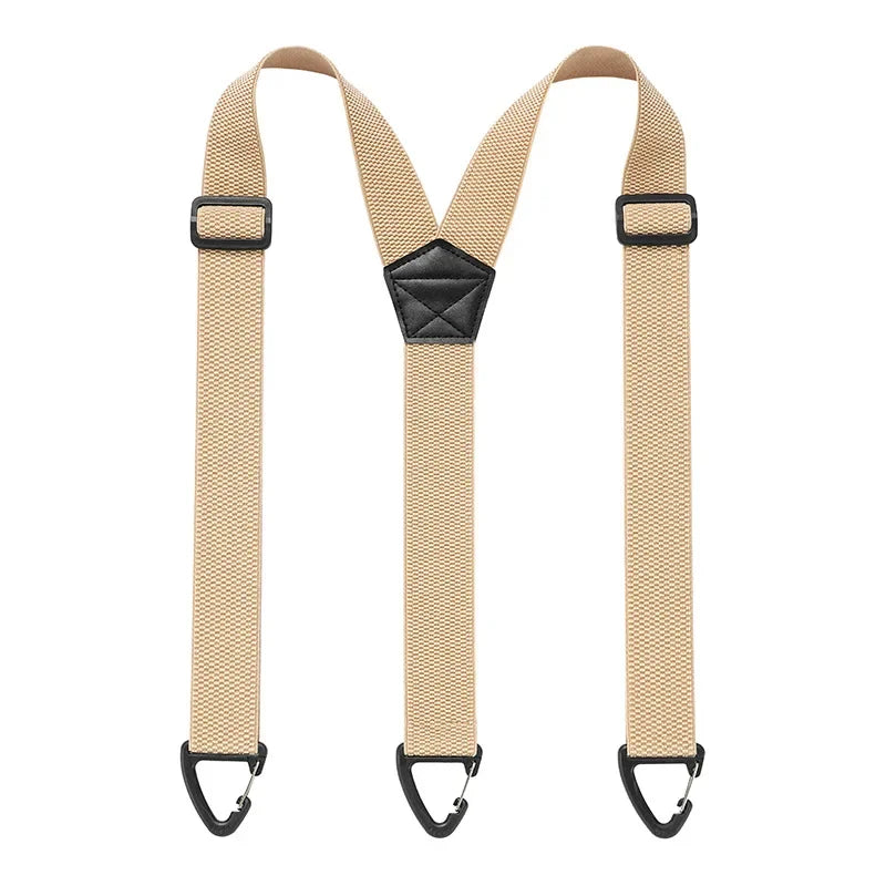 Verstelbare Bretels Heren X-Rug Y-Vorm Elastisch 3,5cm Breed Metalen Clips Werkkleding Casual Formeel | Sansoti