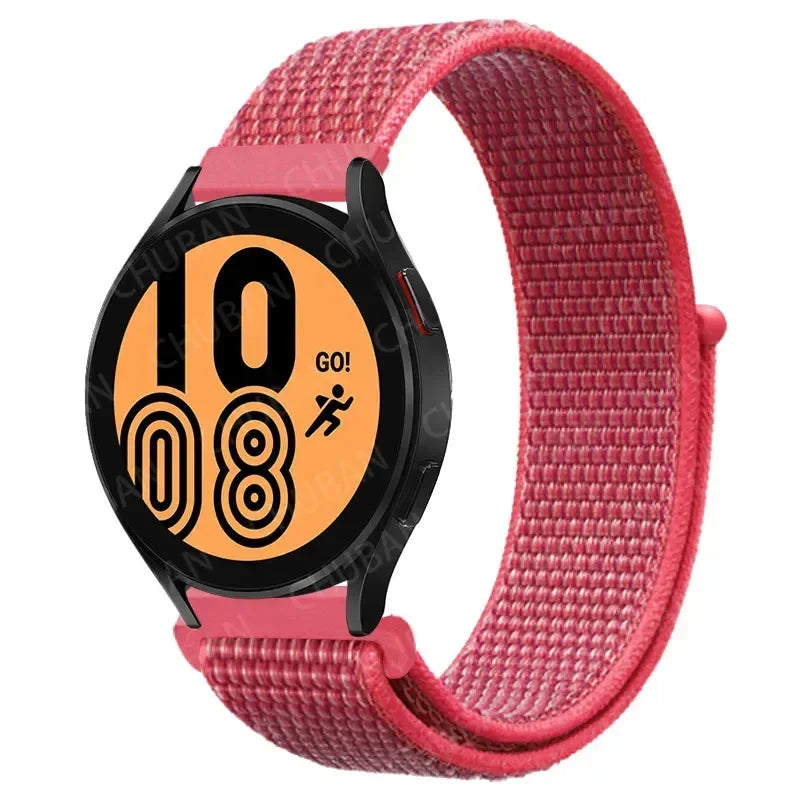 Nylonowy pasek sportowy do smartwatcha 20mm 22mm Oddychający Lekki Pasek typu Loop na nadgarstek Regulowany Trening Fitness | Sansoti