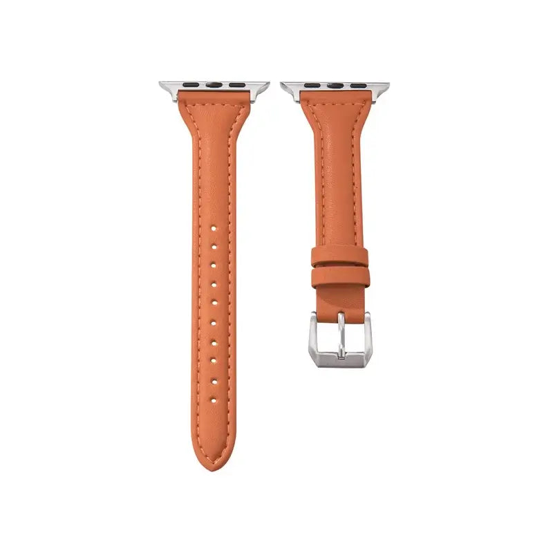 Bracelet de montre en cuir pour smartwatch, universel et réglable, 38-49 mm, bracelet haut de gamme au design sportif | Sansoti