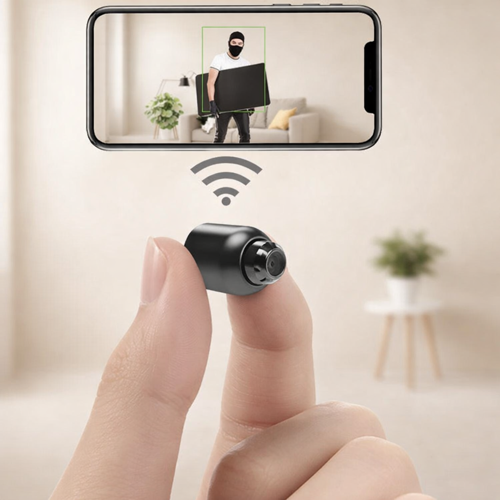 Draadloze Beveiligingscamera 1080P WiFi met Bewegingsdetectie en Nachtzicht | Sansoti