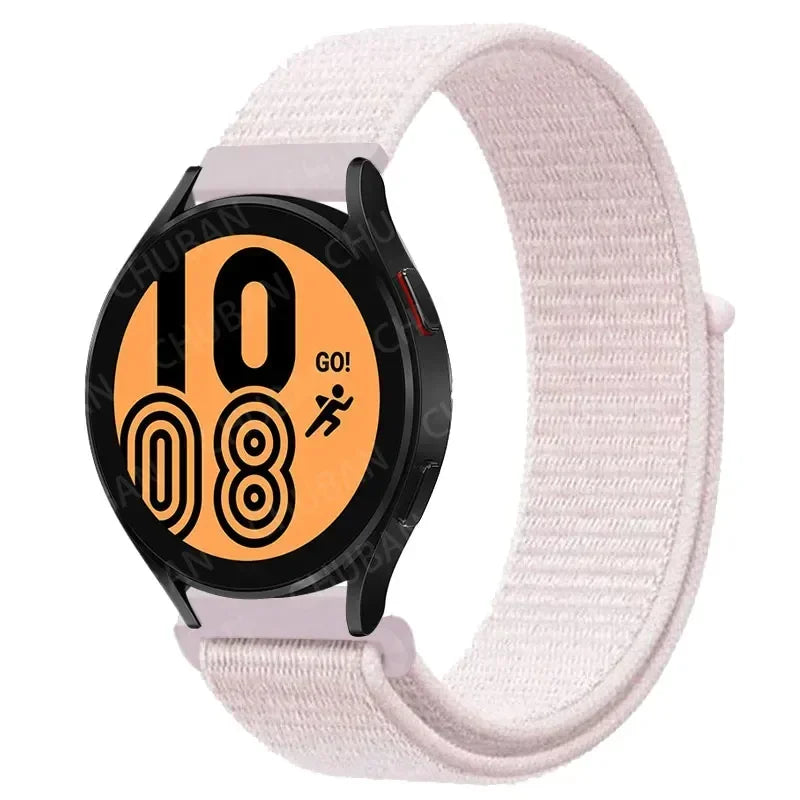 Nylonowy pasek sportowy do smartwatcha 20mm 22mm Oddychający Lekki Pasek typu Loop na nadgarstek Regulowany Trening Fitness | Sansoti