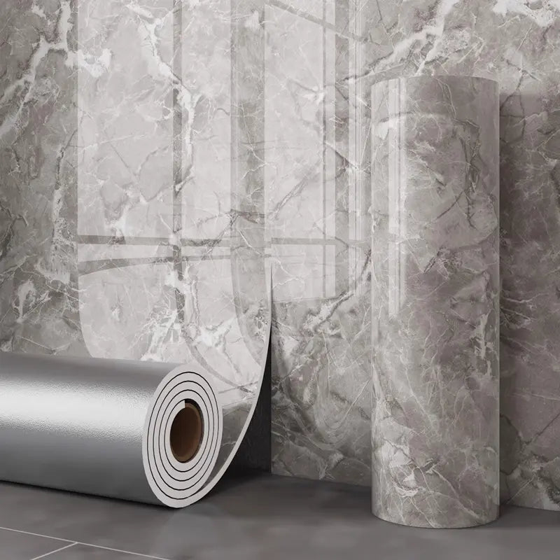 Zelfklevende Marmerlook Folie PVC 40x300cm Mat Keuken Werkblad Meubels Wanden Waterbestendig Krasbestendig Decoratiefolie Plakfolie | Sansoti