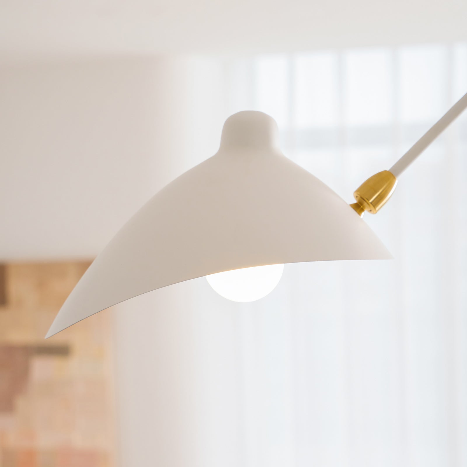 Plafondlamp Spider 3 Armen Mid-Century Modern Messing Verstelbaar Zwart Wit Grote Ruimte Restaurant Loft Stalen Armatuur Geïnspireerd Design | Sansoti