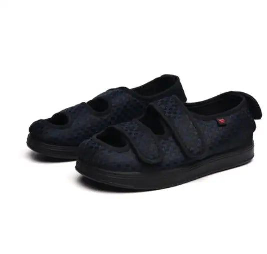 Verstelbare Sandalen met Klittenband Mesh Ademend Zwart Bruin Blauw Casual Zomer Schoeisel Comfortabel | Sansoti