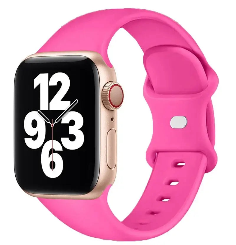 Bracelet de smartwatch en silicone, résistant à l’eau et flexible, bracelet sport doux pour une utilisation quotidienne active | Sansoti