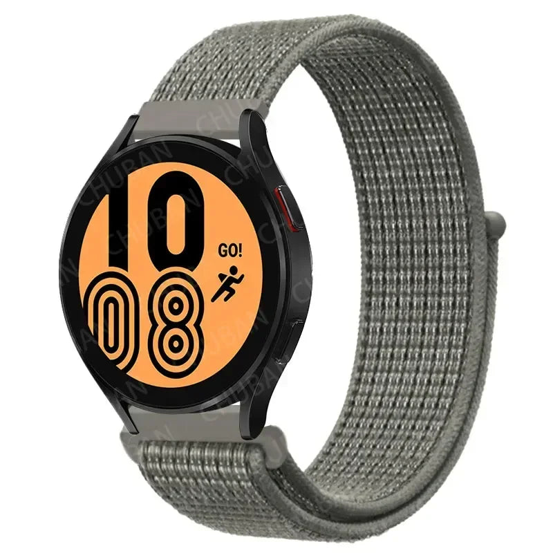 Nylonowy pasek sportowy do smartwatcha 20mm 22mm Oddychający Lekki Pasek typu Loop na nadgarstek Regulowany Trening Fitness | Sansoti