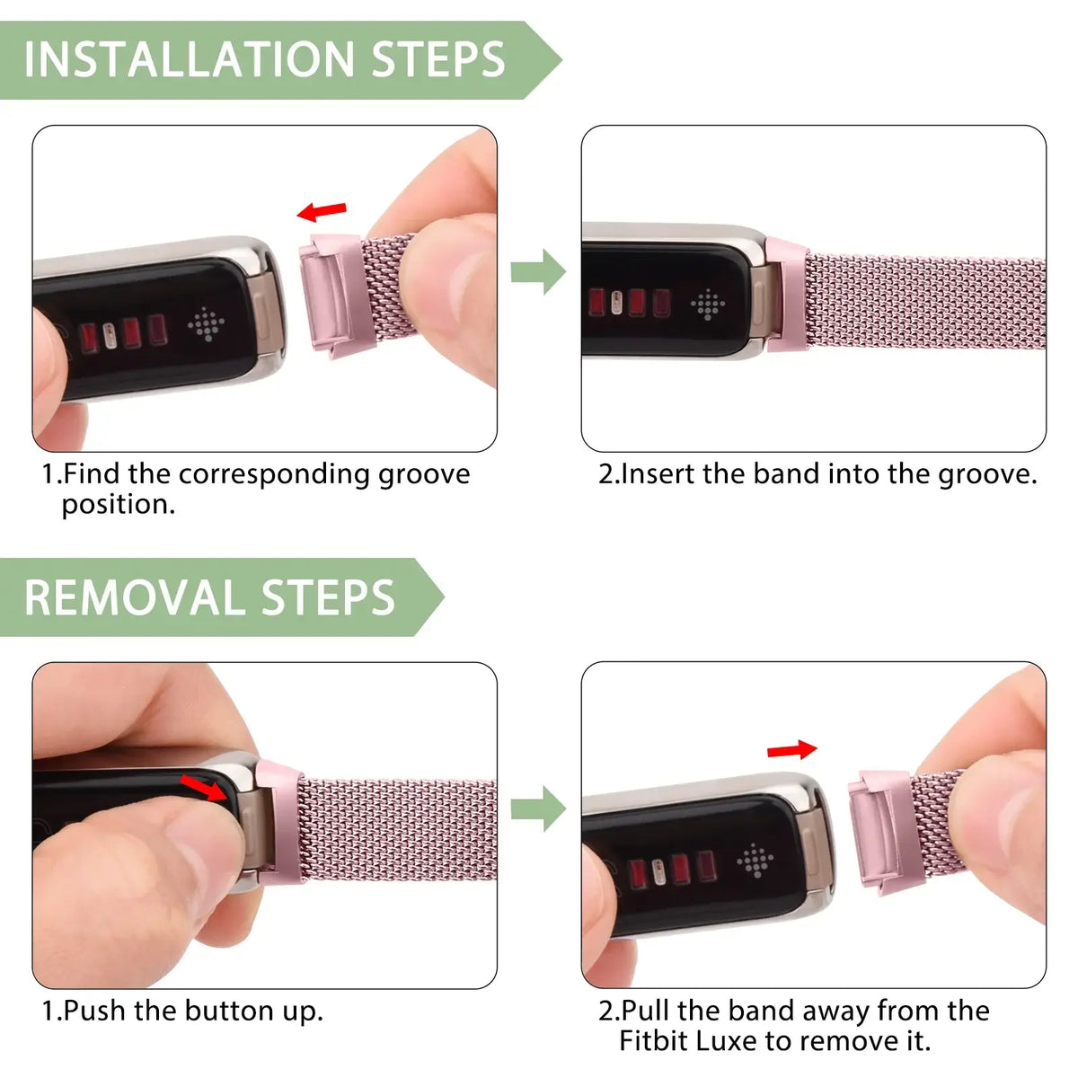 Magnetisches Smartwatch-Armband aus Edelstahl-Mesh Verstellbares Uhrenarmband für Fitness-Tracker und Sportuhr | Sansoti