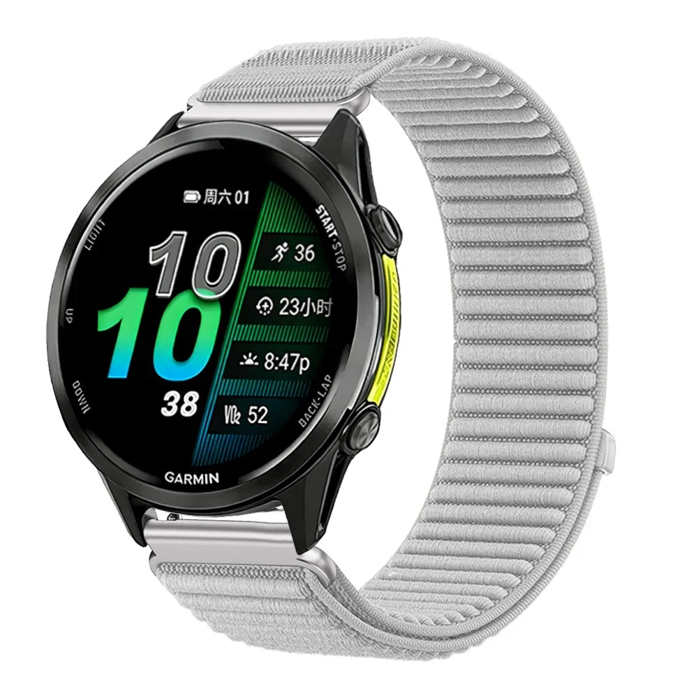 Nylon-Smartwatch-Armband, 21 cm, verstellbar, atmungsaktiv, sportlich, für Sportuhren, 20 mm, 22 mm, Unisex-Armband | Sansoti