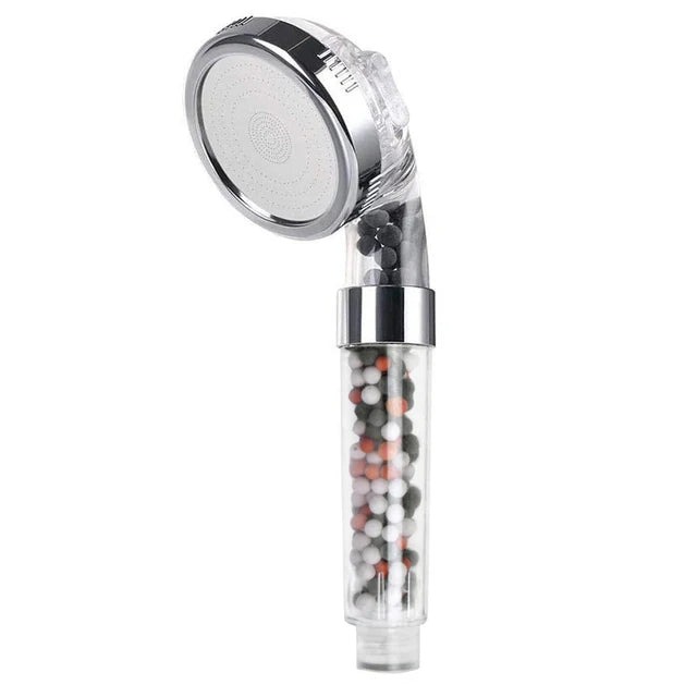 Handdouche met Ionenfilter 3 Standen Rainfall Jetting Massage ABS Waterbesparing Verhoogde Druk Badkamer | Sansoti
