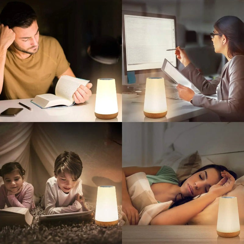 RGB-Nachtlampje met Afstandsbediening 13 Kleuren 5 Helderheidsniveaus Sfeerverlichting voor Slaapkamer | Sansoti