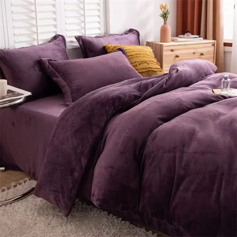 Restfield Flanell Bettbezug Grau – Extra Warm & Weich