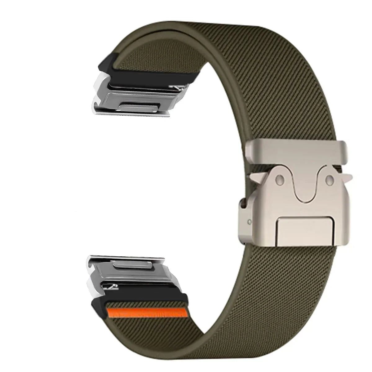 Nylon-Smartwatch-Armband 22–26 mm im Militärdesign, verstellbar, unisex, sportlich, universell kompatibel | Sansoti