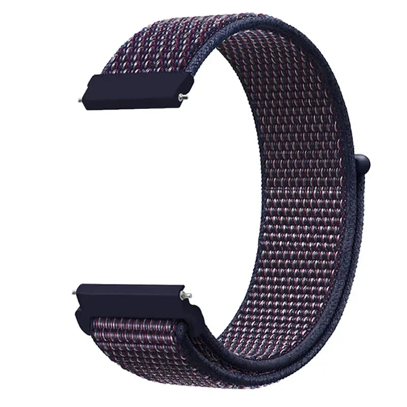 Verstellbares Nylon-Sportarmband für Smartwatches, 20 mm, 22 mm, atmungsaktives Armband, Sportuhr, leicht, Fitness | Sansoti