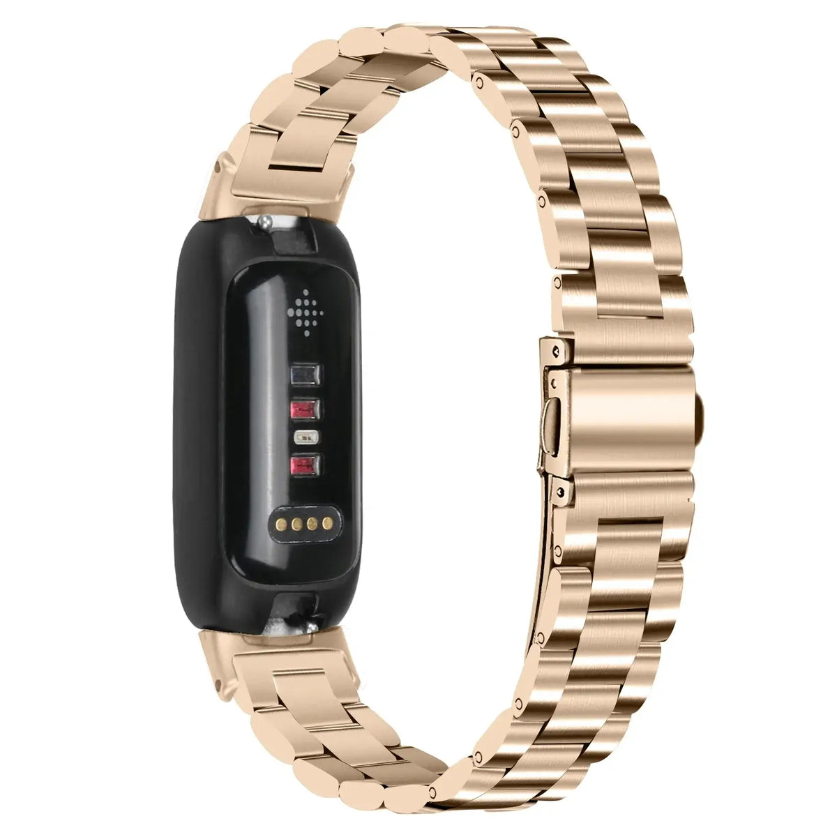 Bracelet pour smartwatch en acier inoxydable, bracelet à maillons métalliques réglable, accessoire élégant pour montre-bracelet et montre de sport | Sansoti