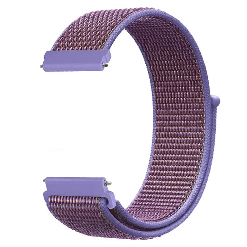 Verstellbares Nylon-Sportarmband für Smartwatches, 20 mm, 22 mm, atmungsaktives Armband, Sportuhr, leicht, Fitness | Sansoti