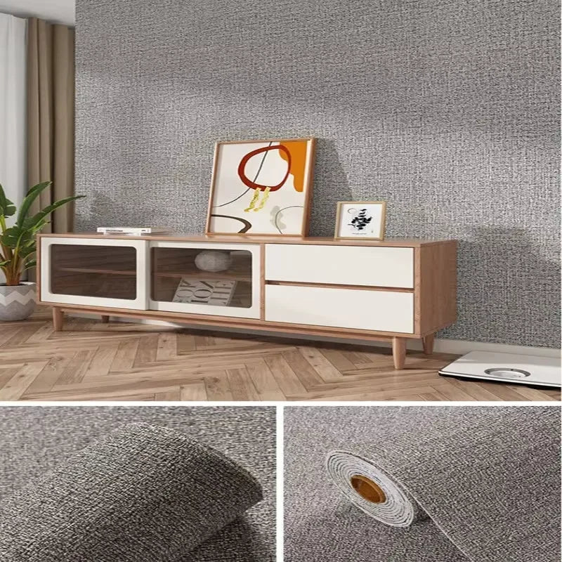 Zelfklevend Behang Linnen 3D 50cm Diatoom Wandpaneel Woonkamer Slaapkamer Muurdecoratie Zelfklevend Schuim Wandbekleding Rol | Sansoti