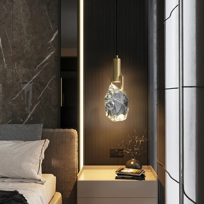 Kristallen Hanglamp met Verstelbare Kabel en LED-Verlichting voor Woonkamer en Eetkamer | Sansoti