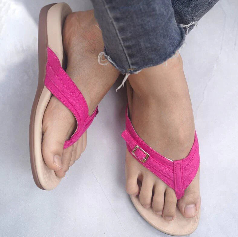 Orthopedic Sandals Women Summer – Comfortable Footbed for Foot Complaints | Sansoti