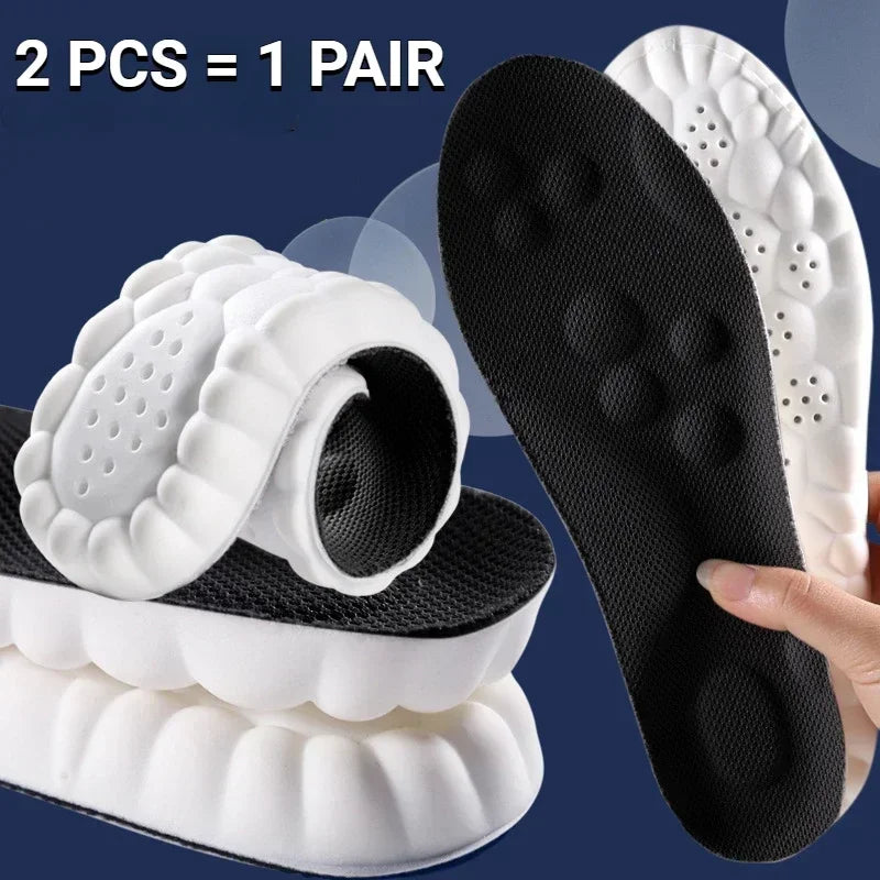 Padded Shoe Insoles with Arch Support Unisex Adjustable Fit Comfort for Daily Use | Sansoti