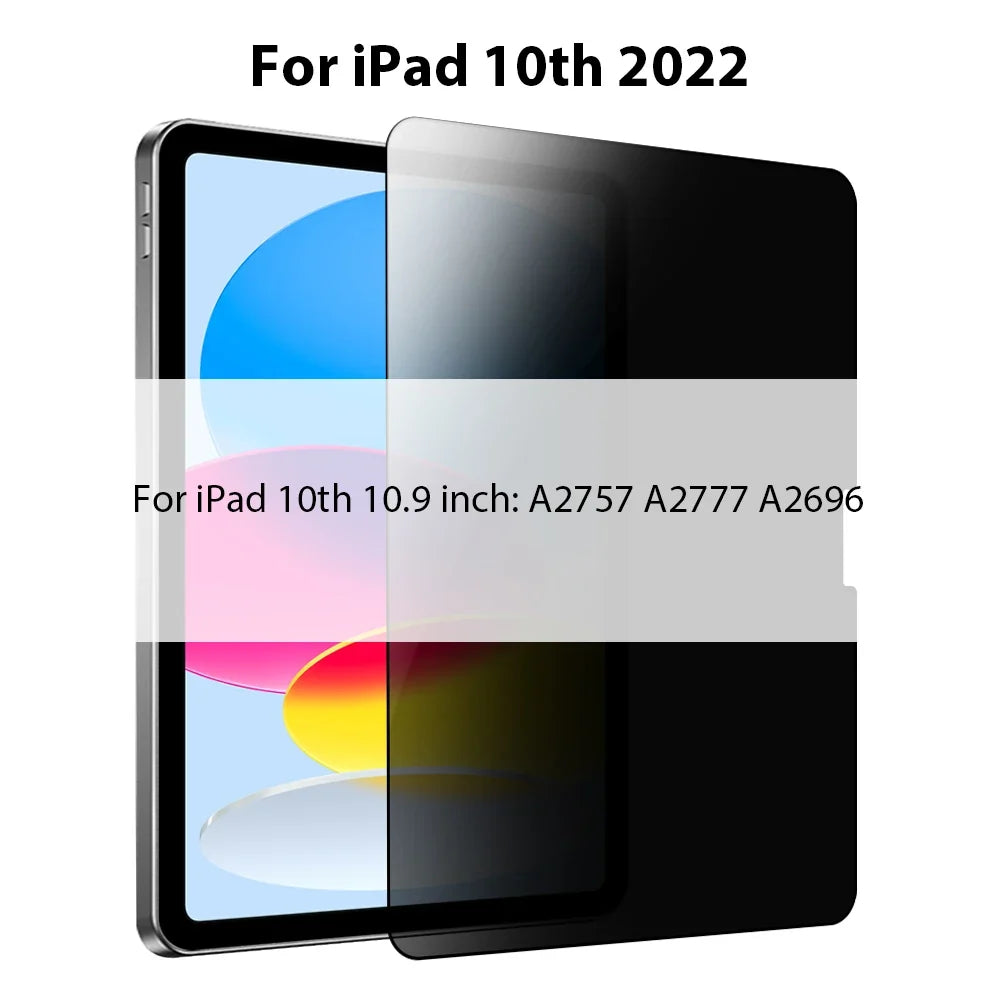 Privacy Screen Protector Tempered Glass for iPad - Side-Angle Protection Display Security Anti-Peeping Screen | Sansoti