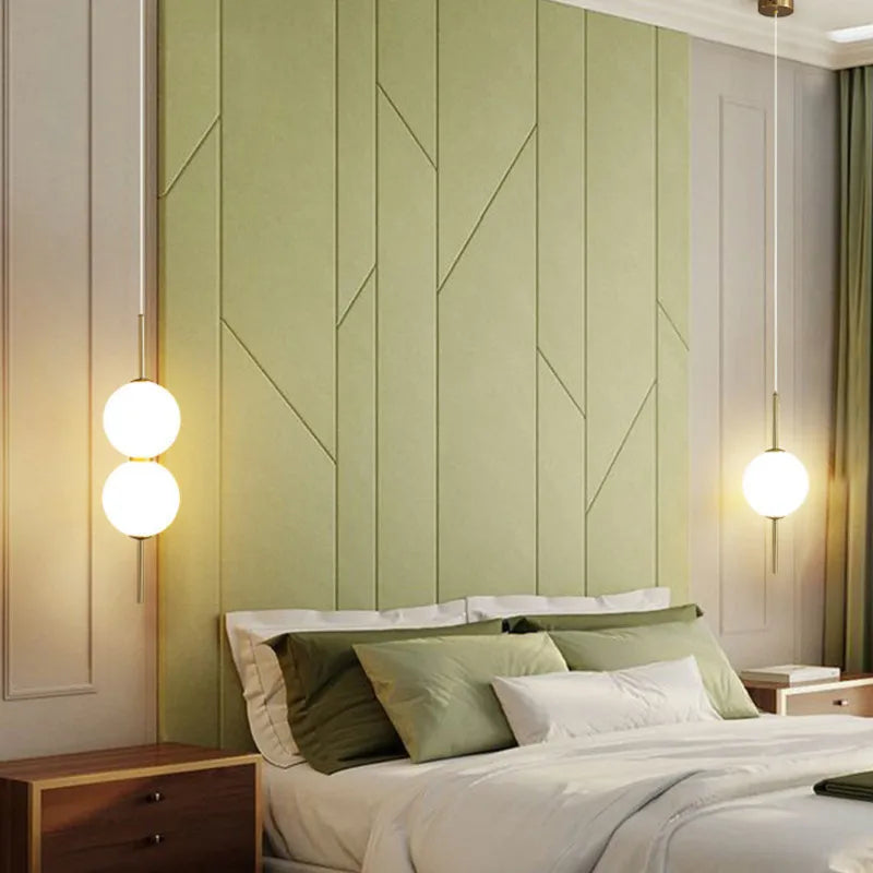 Moderne Glazen Hanglamp met 1, 2, 3 of 4 Lichtpunten – Eigentijds Design voor Slaapkamer, Eetkamer, Woonkamer | Sansoti