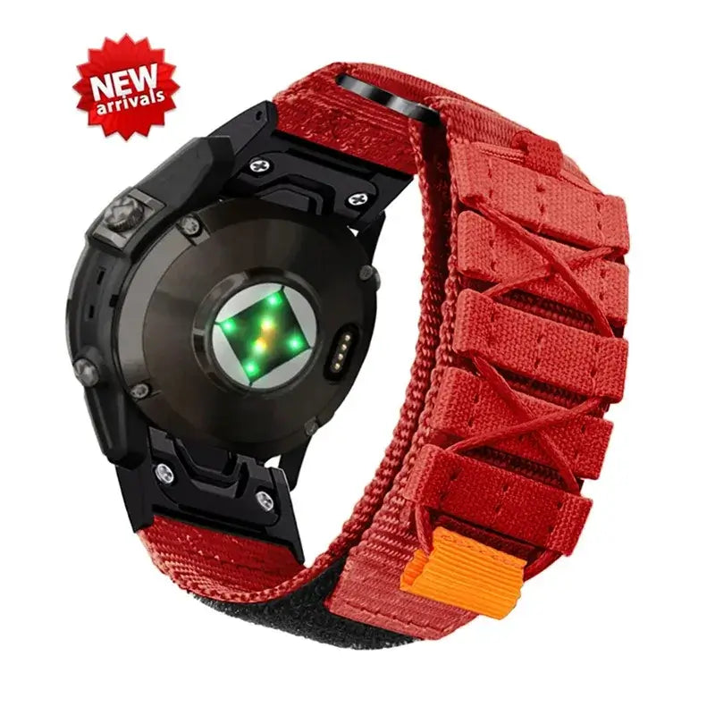 Nylonowy pasek do zegarka na rzep z regulowanym zapięciem do smartwatcha 22 mm 26 mm premium oddychający sportowy | Sansoti