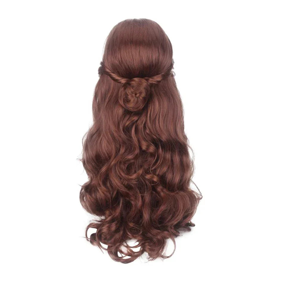 Prinsessenjurk voor Kinderen Cosplay Kostuum met Tiara en Accessoires Geel | Sansoti